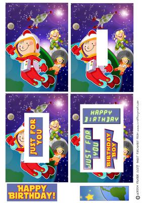 Space Kids Inverted Pyramid.