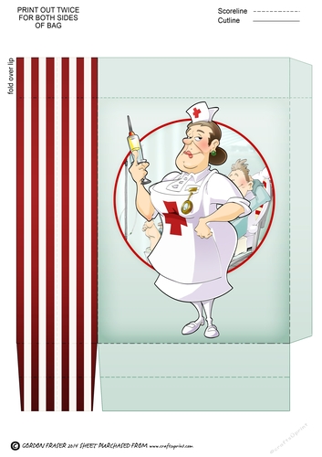 Ohhhhh Matron 2 White Mini Gift Bag