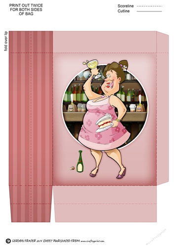 Wine and Cake Dudess Pink