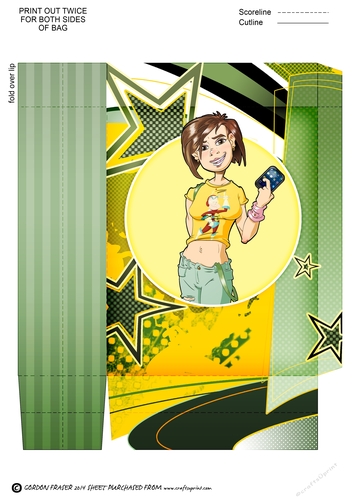 Teen Text Dudess Mini Gift Bag