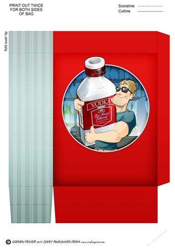 Vodka Dude Mini Gift Bag