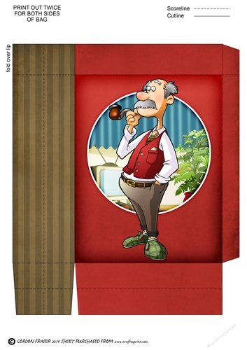 Grandad Dude Mini Gift Bag
