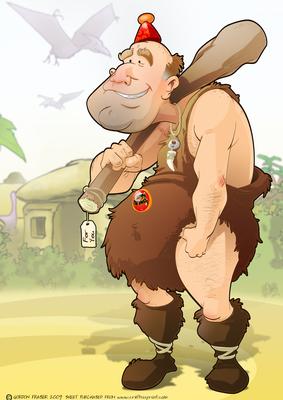 Caveman Dude A4.