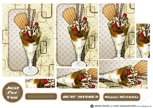 Ice Cream Sundae Chocolate Pyramid