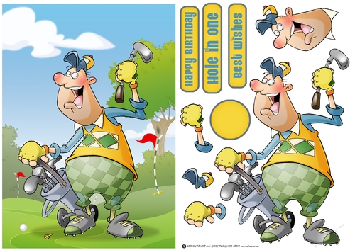 Golf Dude Yellow