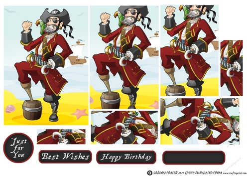 Pirate Dude Red Pyramid