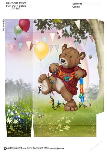 Party Bear Mini Gift Bag