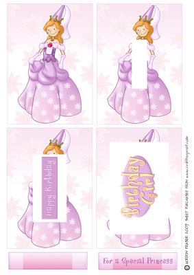 Pretty Pink Princess Inverted Pyramid.