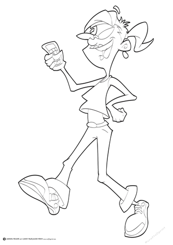 Teen Text Dudess 2 Digital Stamp