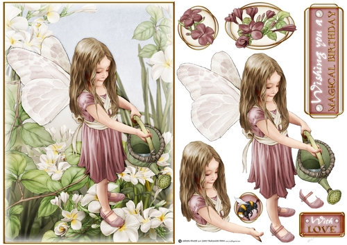 Forest Fairy Evie Dark Pink