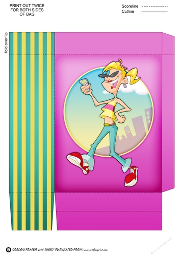 Teen Text Dudess 2 Mini Gift Bag