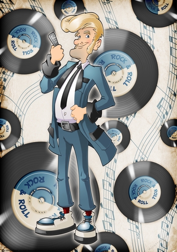 Teddy Boy Dude Blond A4