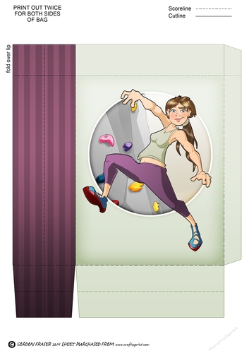 Indoor Climber Dudess Mini Gift Bag