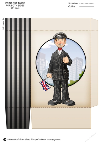 Pearly King Dude Mini Gift Bag
