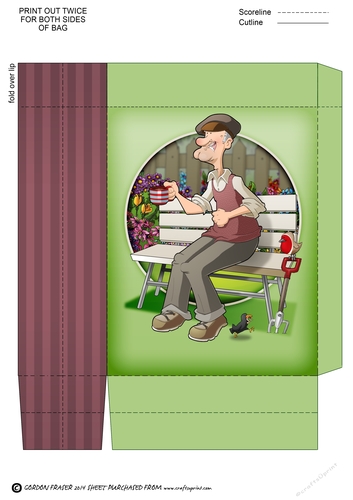 Gardening Dude 2 Mini Gift Bag
