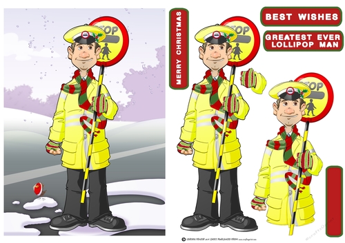 Christmas Lollipop Man Dude