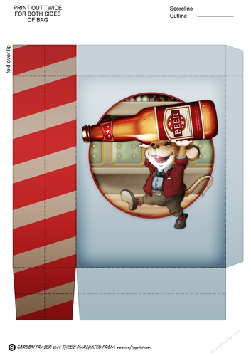 Mr Beer Mouse Mini Gift Bag