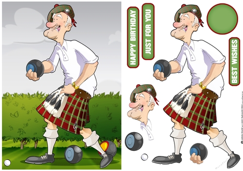 Scottish Bowling Dude