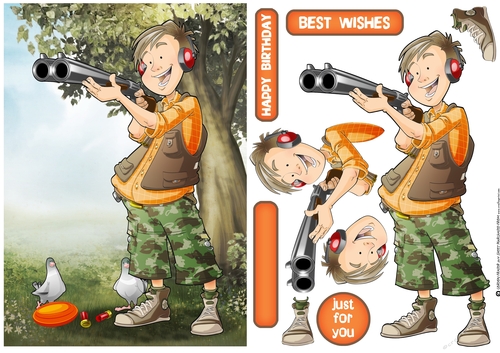 Teen Clay Pigeon Dude