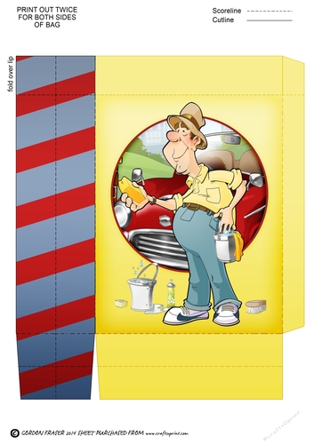 Car Wash Dude Mini Gift Bag