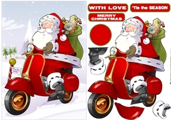 Moped Santa