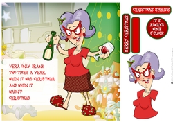 Veras Christmas Drinks 8x8 Quick Card