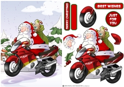 Motorbike Santa