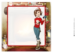 Teen Text Dudess Christmas 8x8 Insert