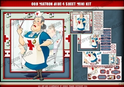 Ohhhhh Matron Blue 4 Sheet Mini Kit