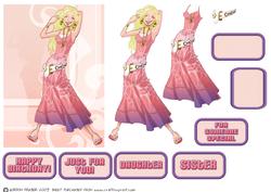 Pink and Purple Girl.