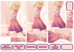 Pink and Purple Girl Pyramid.