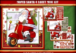 Moped Santa 4 Sheet Mini Kit