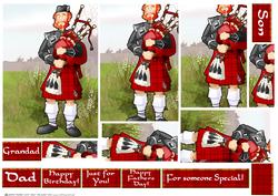 Bagpipe Player Dude Pyramid.
