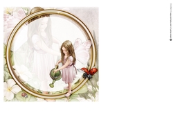 Forest Fairy Evie Light Pink 7x7 Insert