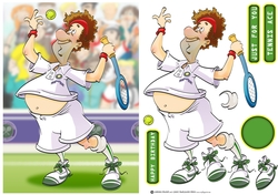 Tennis Dude Green