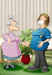 Thank You Care Worker Dudess A4