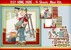 King Of DIY Dude 4 Sheet Mini Kit