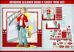 Window Cleaner Dude 4 Sheet Mini Kit