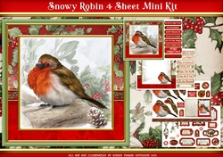Snowy Robin 4 Sheet Mini Kit
