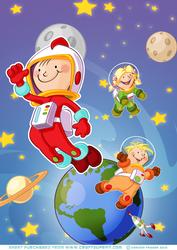 Space Kids A4.