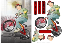 BMX Dude Red