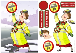 Christmas Lollipop Lady Dudess