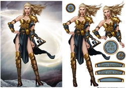 Gina Warrior Princess (Dark Blue)