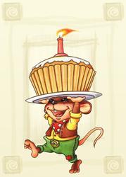 Candle Mouse A4.