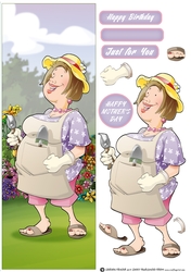 Gardening Dudess 3 Large Vertical DL