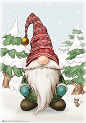 Alfred the Christmas Gnome A4