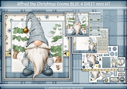 Alfred the Christmas Gnome 4 Sheet Mini Kit Blue