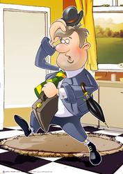 Busy Businessman Dude A4.