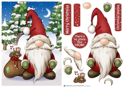 Alfred the Christmas Gnome Santa