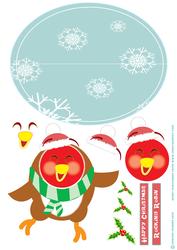 Rocking Robin Wobble Card.